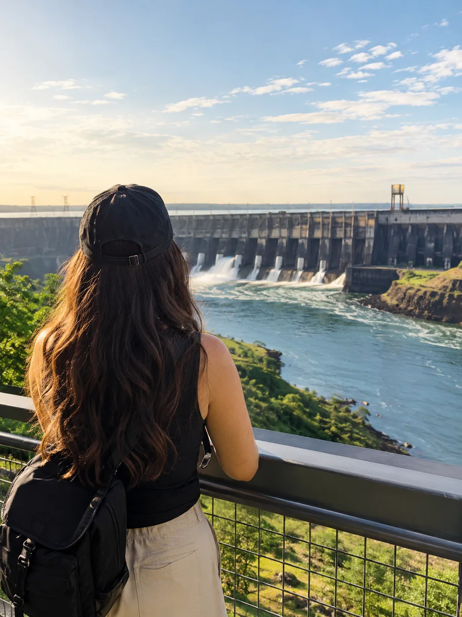 View at Itaipu Dam